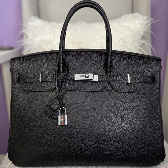 Handbags - 📤 Limited Time Offer to Liker - Not Branded Genuine Leather Birkin 40 Style Bag